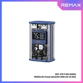 REMAX - RPP-570 Cybo Series 10000mAh PD+QC Fast Charging Power Bank(PD 20W+QC 22.5W) - Blue